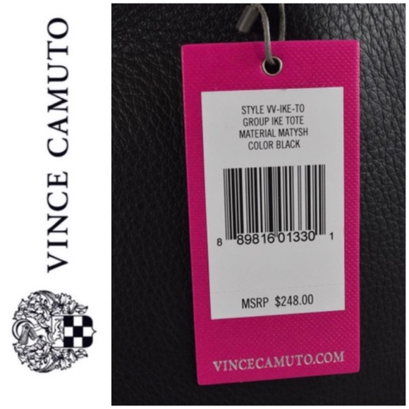 SOLD ‼️Vince Camuto genuine leather Ike tote black - Picture 5 of 5